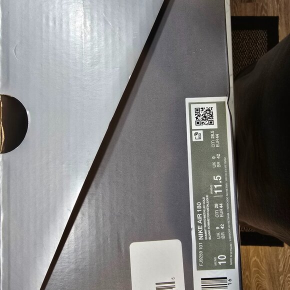 Nike Air Max 180 Concord Summit White Metallic Gold FJ9259-101 sz 10 Men's NEW - Picture 11 of 16